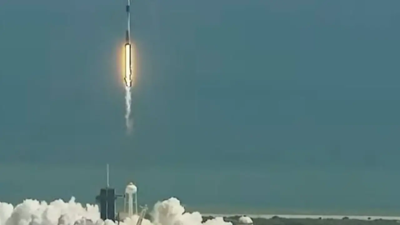 <p> Despegue de Axiom Mission 1 - NASA </p>