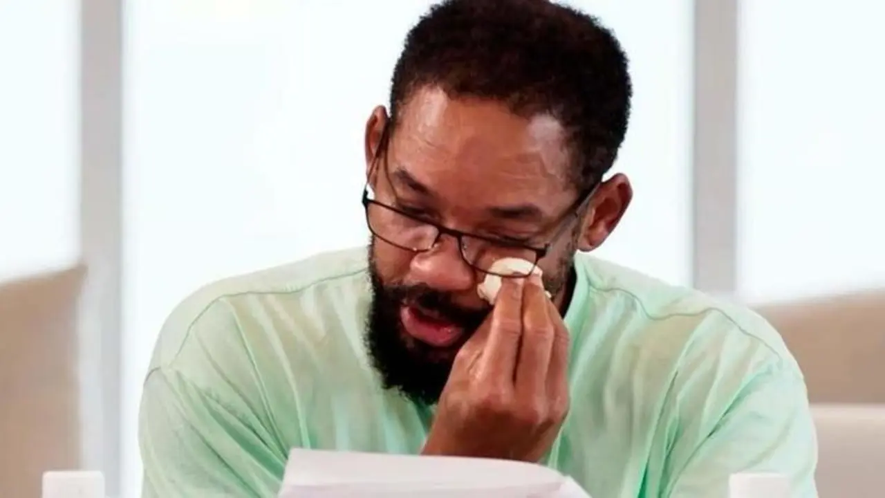 <p> Will Smith tras ser vetado </p>