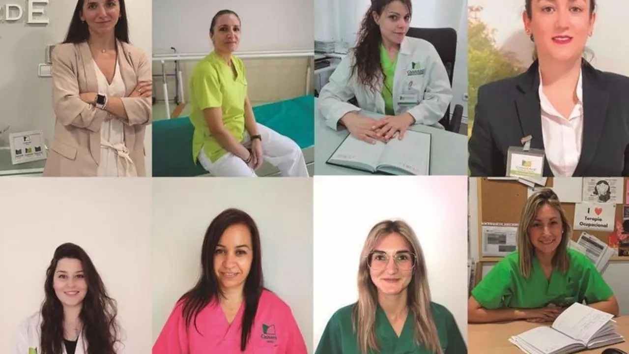 <p> Profesionales de la Fundaci&oacute;n Casaverde </p>