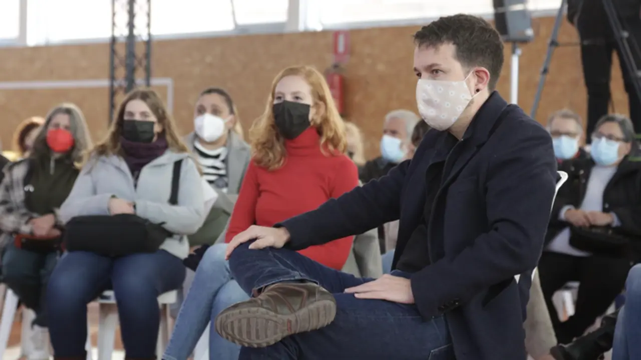 <p> Archivo - Pablo Iglesias participa en un acto de partido en Le&oacute;n. - SECUNDINO PEREZ/EUROPA PRESS - Archivo </p>