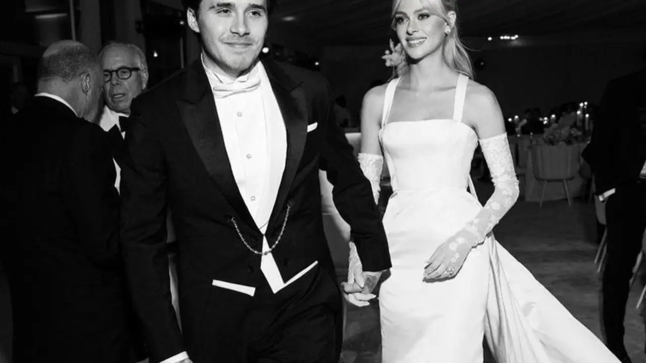 <p> Los reci&eacute;n casados Mr. & Mrs. Peltz Beckham. Fuente Instagram @nicolaannepeltz </p>