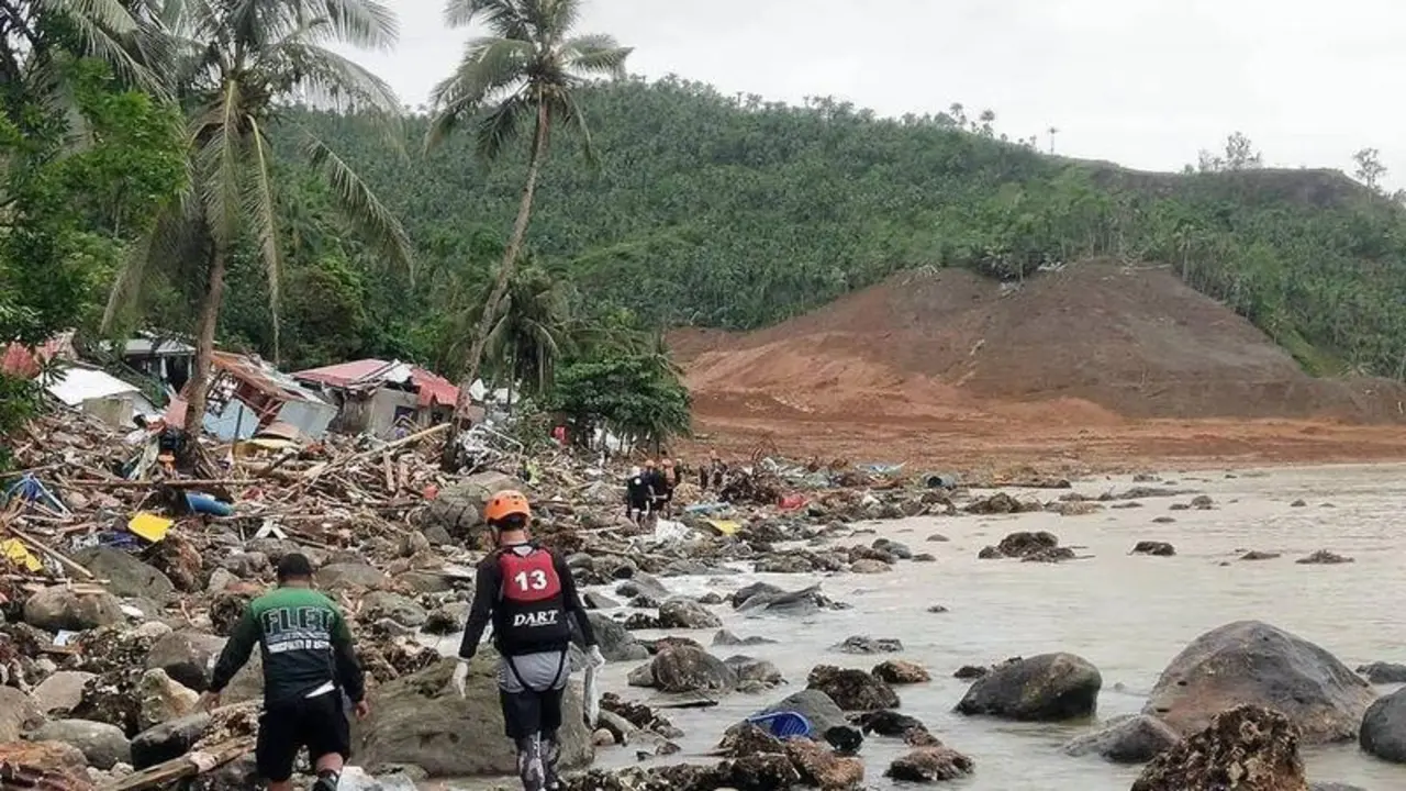 <p> Filipinas afectada por el temporal </p>