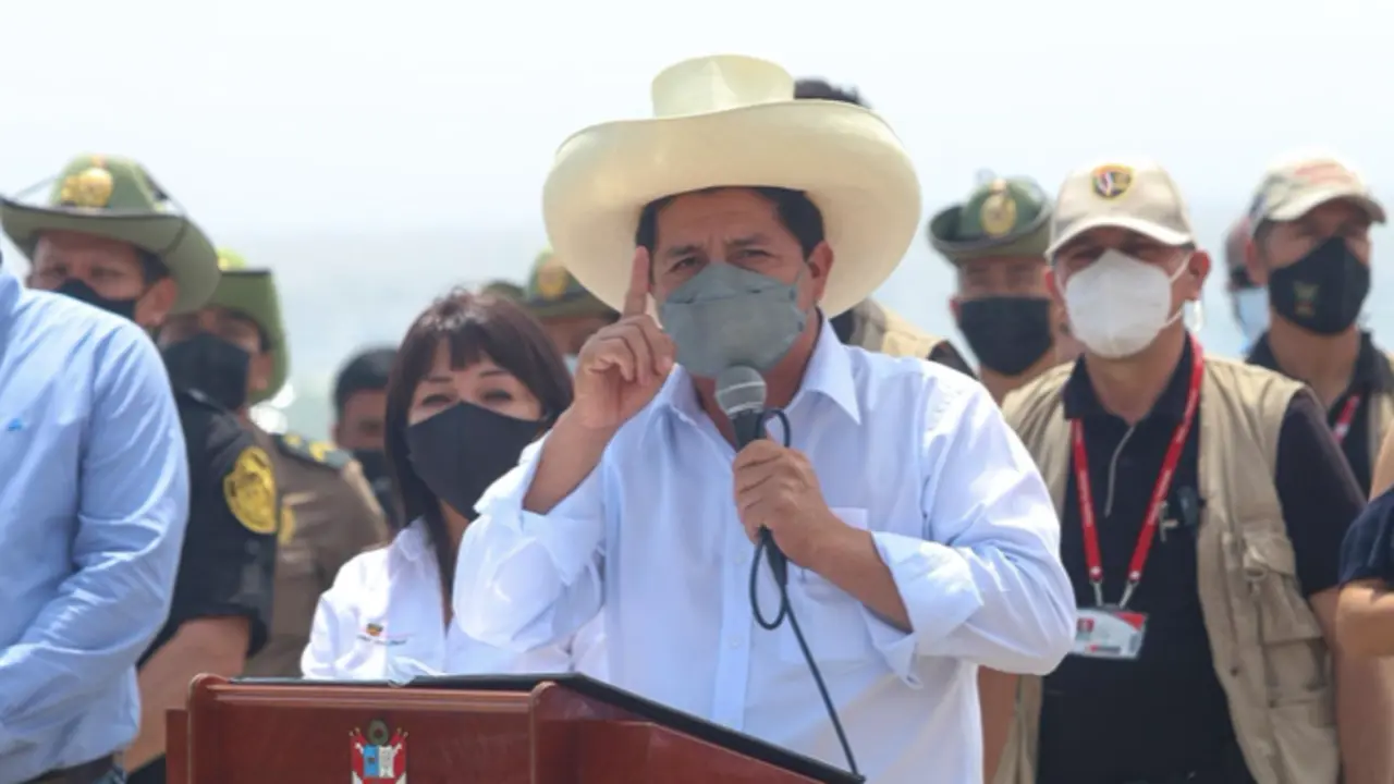 <p> El presidente de Per&uacute;, Pedro Castillo - MARCOS REATEGUI </p>