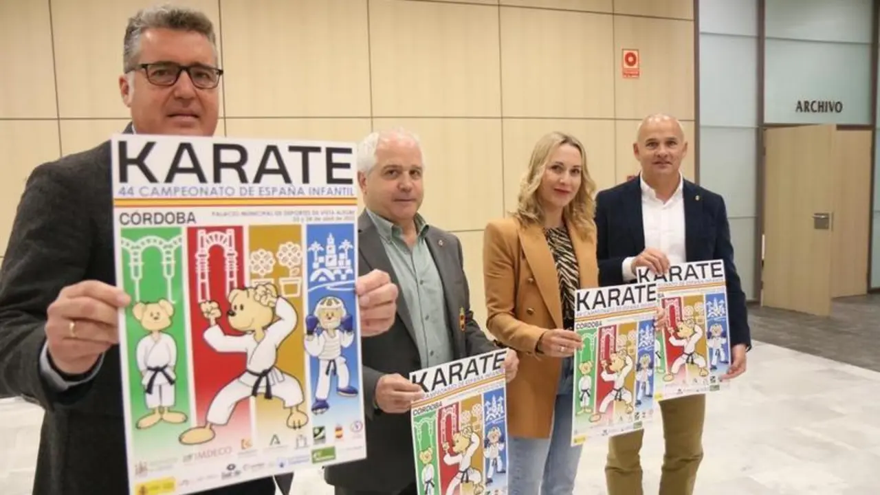 <p> Presentaci&oacute;n del Campeonato de Espa&ntilde;a infantil de k&aacute;rate en C&oacute;rdoba </p>