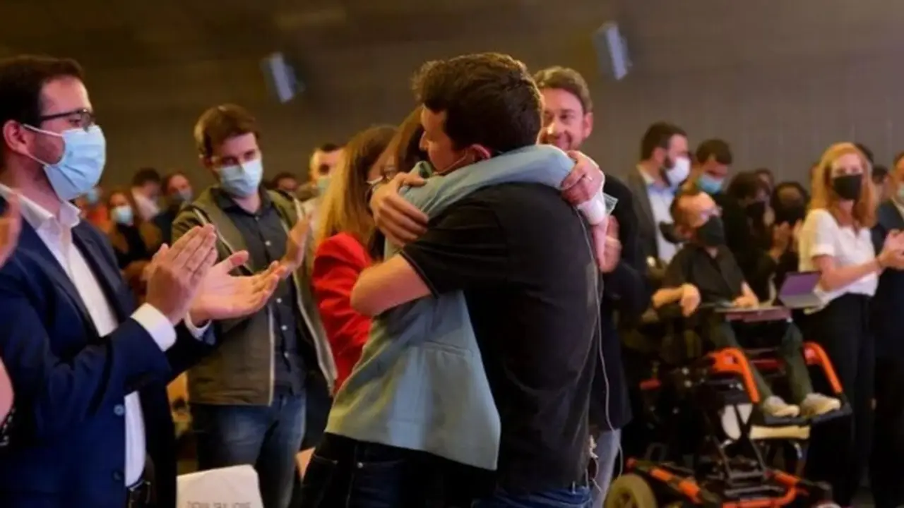 <p> Irene Montero y Pablo Iglesias. Foto v&iacute;a: Instagram </p>