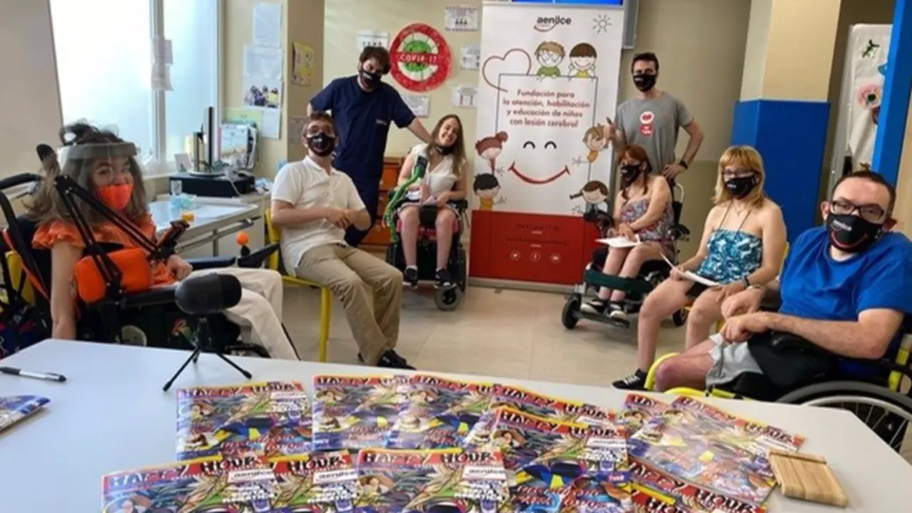 <p> Profesionales y alumnos del centro de la Fundaci&oacute;n Aenilce - FUNDACI&Oacute;N AENILCE </p>