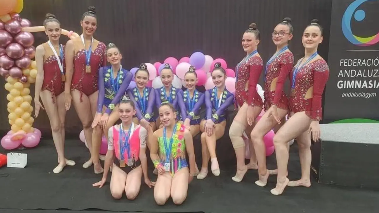 <p> gimnastas G.R.SÉNECA. </p>