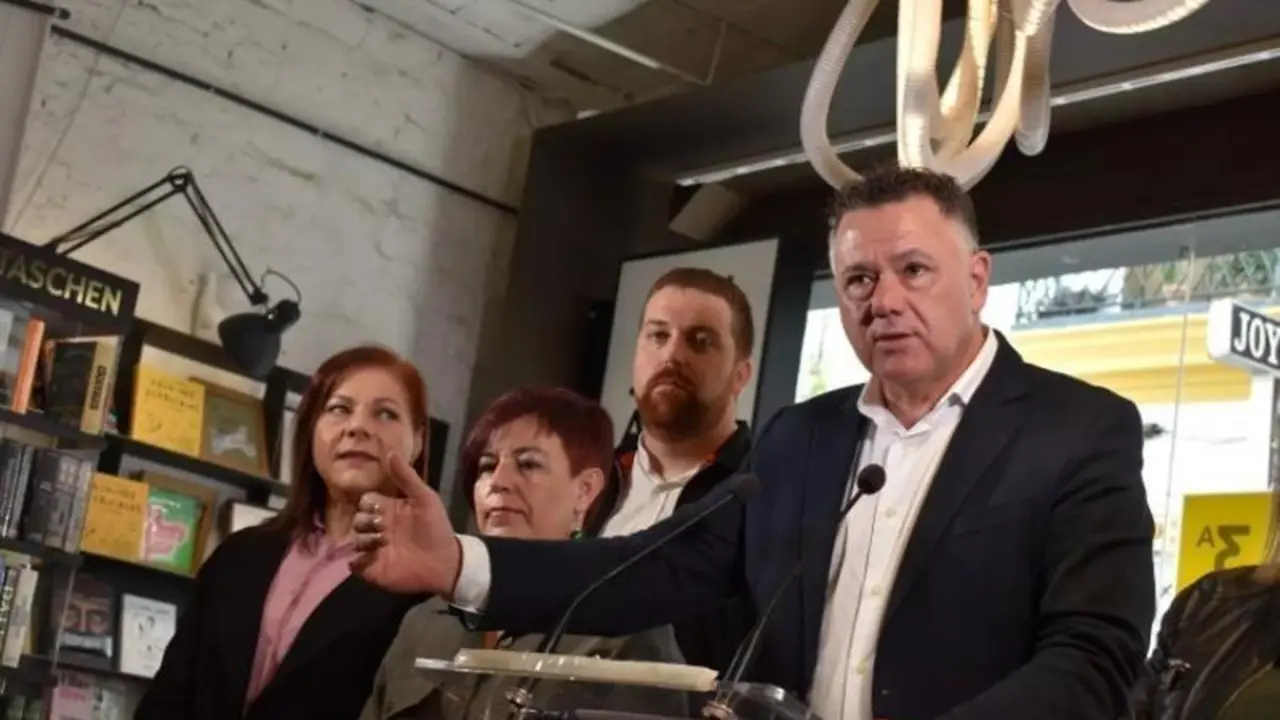 <p> El candidato a las priamrias por parte de Unidas Podemos, Juan Antonio Delgado - Archivo - Europa Press </p>