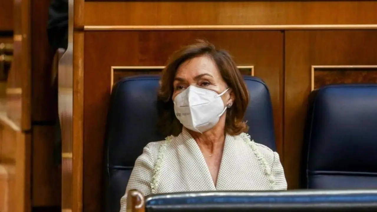 <p> La vicepresidenta primera y ministra de la Presidencia, Relaciones con las Cortes y Memoria Democr&aacute;tica, Carmen Calvo - EUROPA PRESS/R.Rubio.POOL - Europa Press </p>