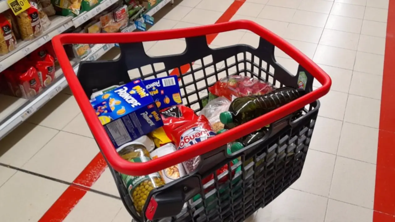 <p> Compra en supermercado. EP </p>