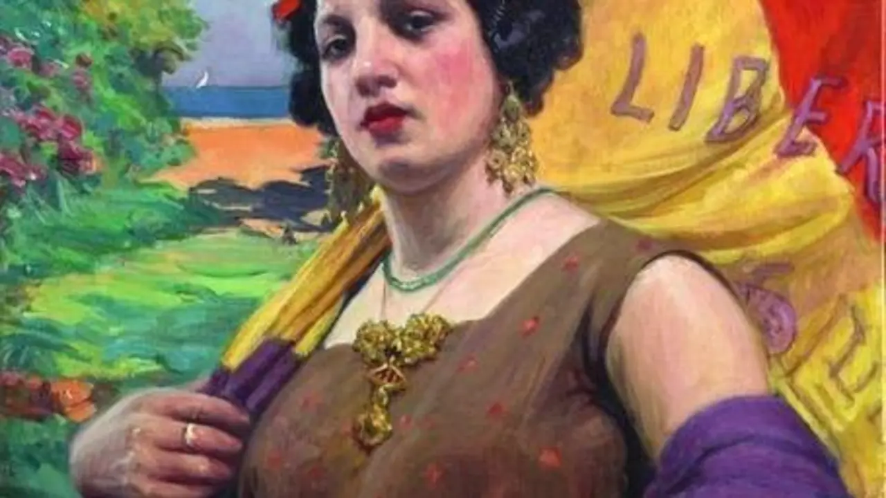 <p> Cuadro Alegor&iacute;a de la Rep&uacute;blica Espa&ntilde;ola, de Teodoro Andreu - Twitter </p>