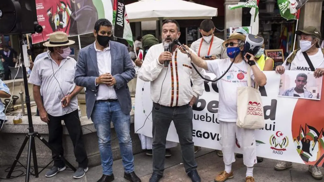 <p> El eurodiputado Manu Pineda </p>