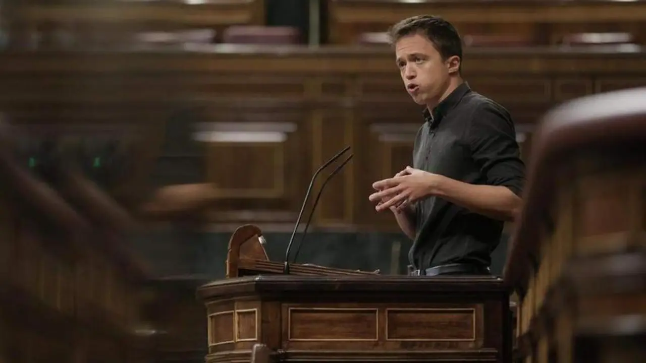 <p> El l&iacute;der de M&aacute;s Pa&iacute;s, &Iacute;&ntilde;igo Errej&oacute;n, en una sesi&oacute;n plenaria de la C&aacute;mara Baja </p>