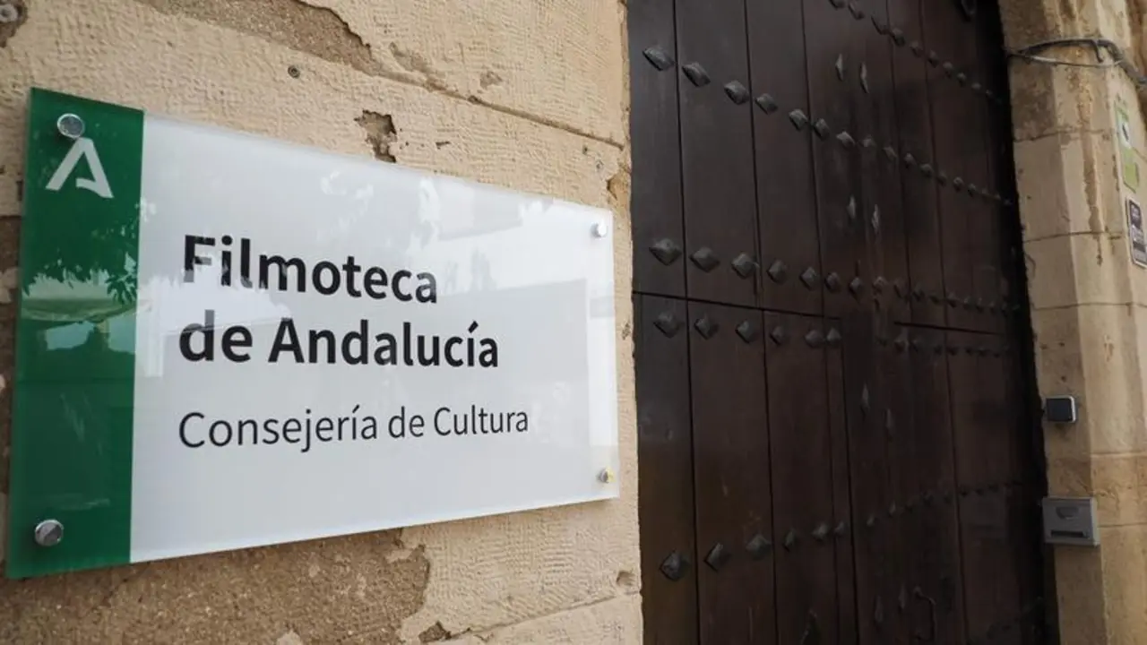 <p> Puerta Filmoteca de Andaluc&iacute;a. Consejer&iacute;a de Cultura. </p>