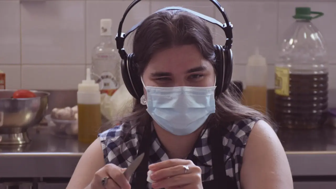 <p> Persona con discapacidad visual en Fundaci&oacute;n Bot&iacute; </p>