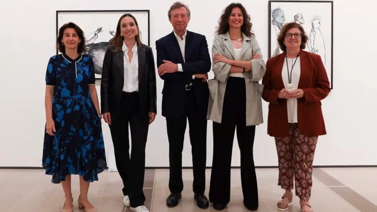 <p> Juan Muñoz en el Centro Botin </p>