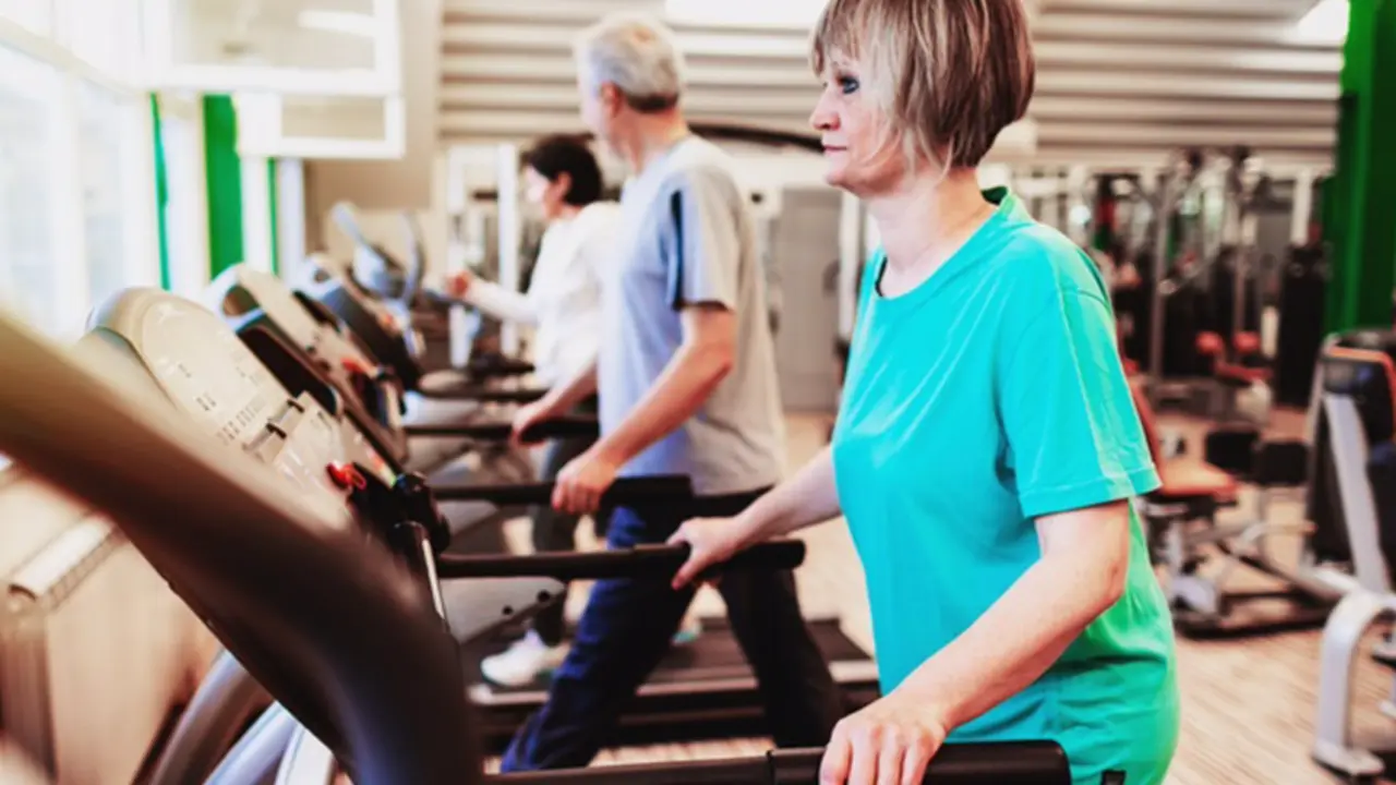 <p> Archivo - Mujer mayor en el gimnasio. - NIMIS69/ ISTOCK - Archivo </p>