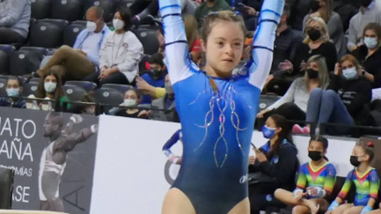 <p> &Aacute;ngela Mora en el Campeonato de Catalu&ntilde;a. Fuente RFEG </p>