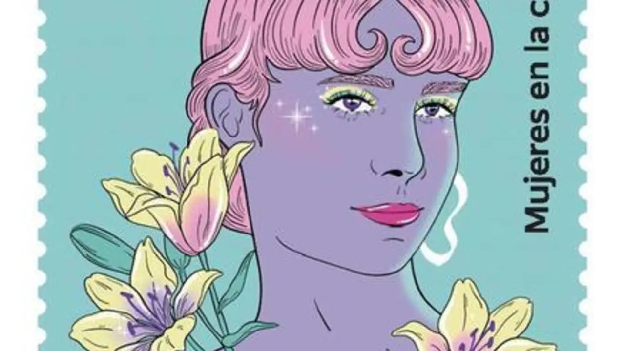 <p> Sello Dolors Abreu - CORREOS </p>