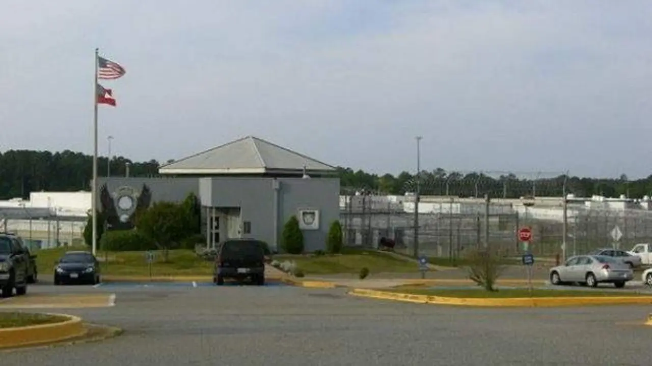 <p> Prisi&oacute;n estatal de Hancock, Georgia, EEUU. Twitter </p>