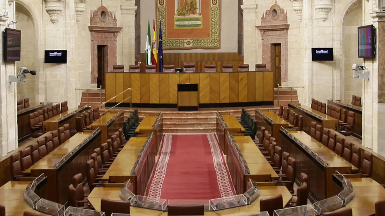<p> Archivo - Sal&oacute;n de Plenos del Parlamento andaluz - PARLAMENTO DE ANDALUC&Iacute;A - Archivo </p>