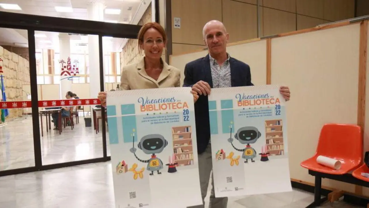 <p> Presentaci&oacute;n Cartel de Vacaciones en la Biblioteca </p>