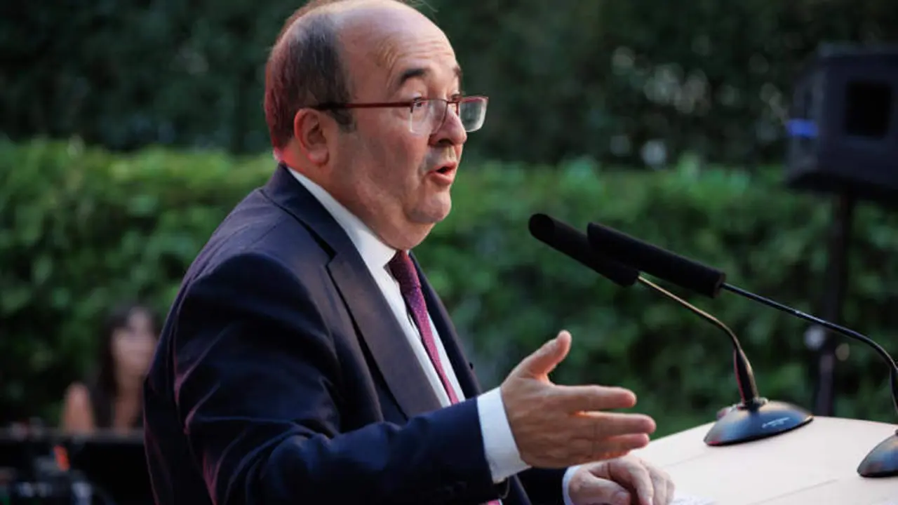 <p> El ministro de cultura, Miquel Iceta </p>