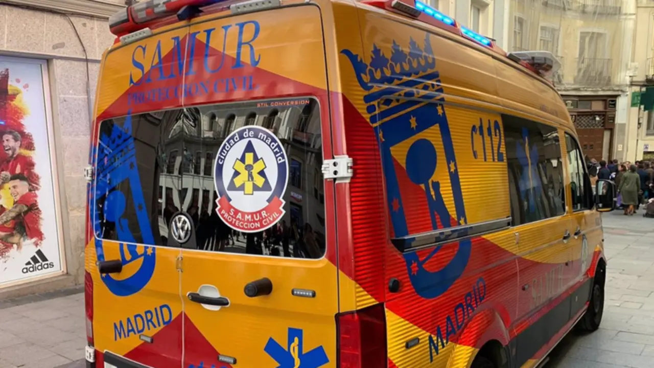 <p> Archivo - Una de las dotaciones de Samur Protecci&oacute;n-Civil. - EUROPA PRESS - Archivo </p>