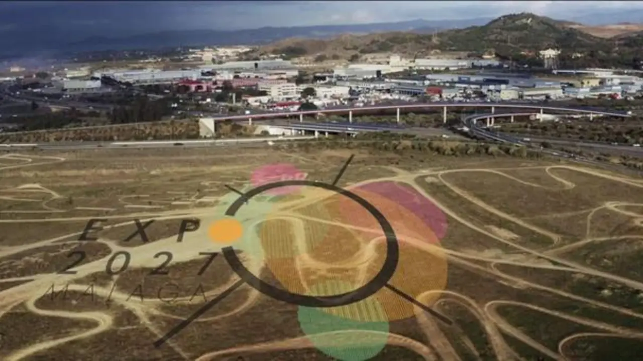 <p> Imagen de un v&iacute;deo proyectado sobre la Expo 2027 - AYUNTAMIENTO - Europa Press </p>