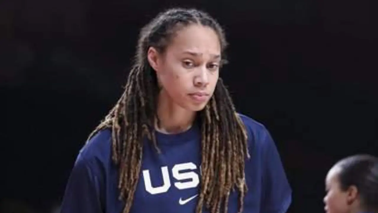 <p> La estrella de baloncesto del Phoenix Mercury, Brittney Griner, en una imagen de archivo.ANN-DEE LAMOUR / DPPI / AFP7 / EUROPA PRESS </p>