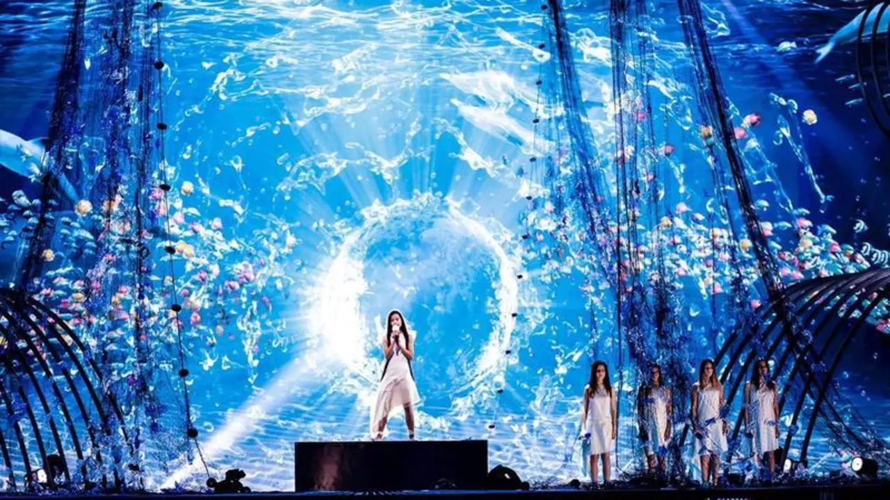 <p> Ensayo actuaci&oacute;n Melani, representante de Espa&ntilde;a en EuroJunior 2019 - THOMAS HANSES/RTVE </p>