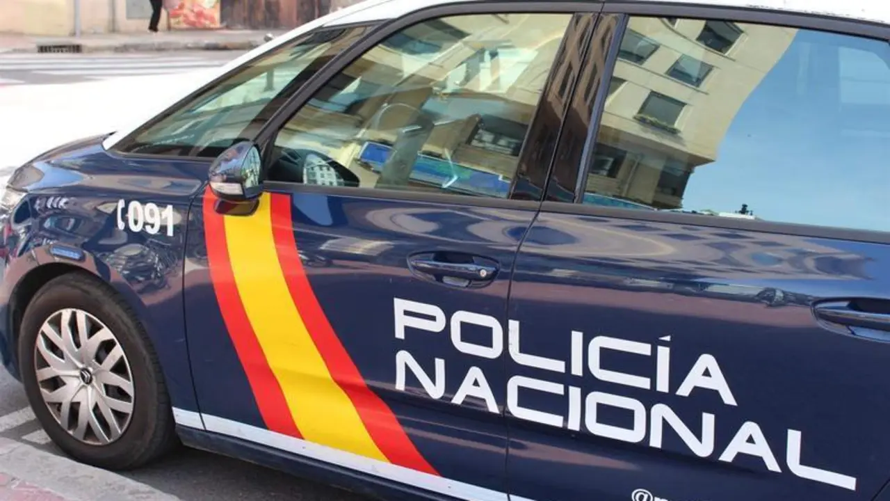 <p> Coche de la Policia Nacional </p>