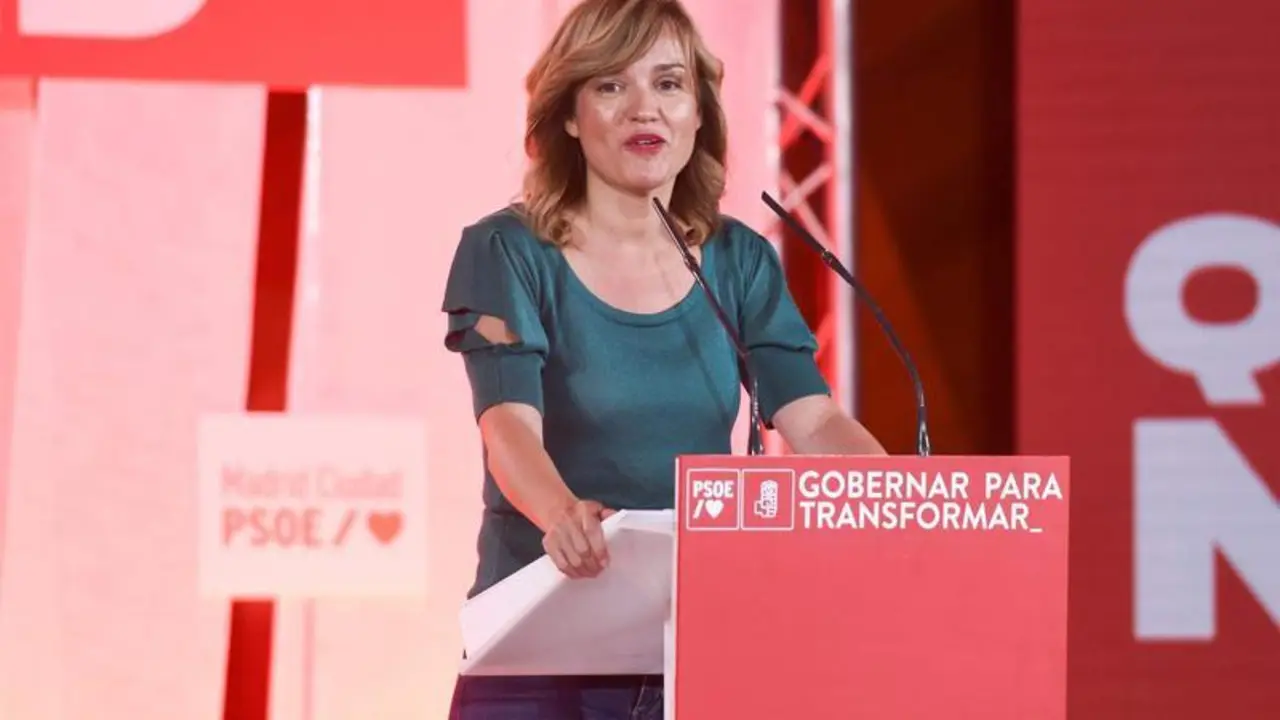 <p> La ministra de educaci&oacute;n, Pilar Alegr&iacute;a, interviene durante la celebraci&oacute;n de la primera jornada de la Convenci&oacute;n del PSOE Madrid ciudad, en el Palacio de Cibeles, a 30 de junio de 2022, en Madrid (Espa&ntilde;a). - Gustavo Valiente - Europa Press </p>
