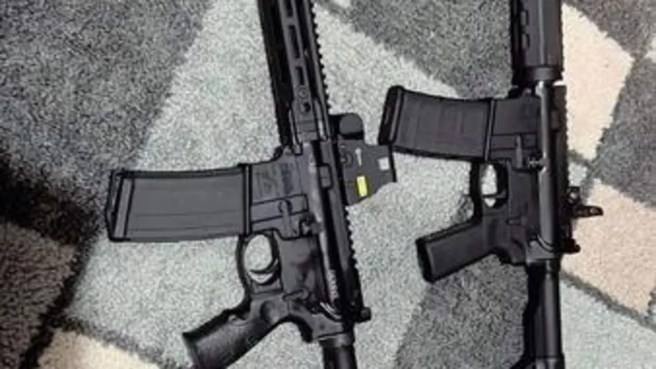 <p> Imagen compartida por el autor de la masacre en el colegio de primaria de Uvalde (Texas) d&iacute;as antes. </p>