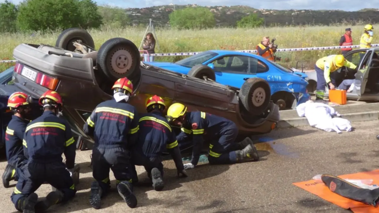 <p> Accidente de tr&aacute;fico. - JCCM </p>