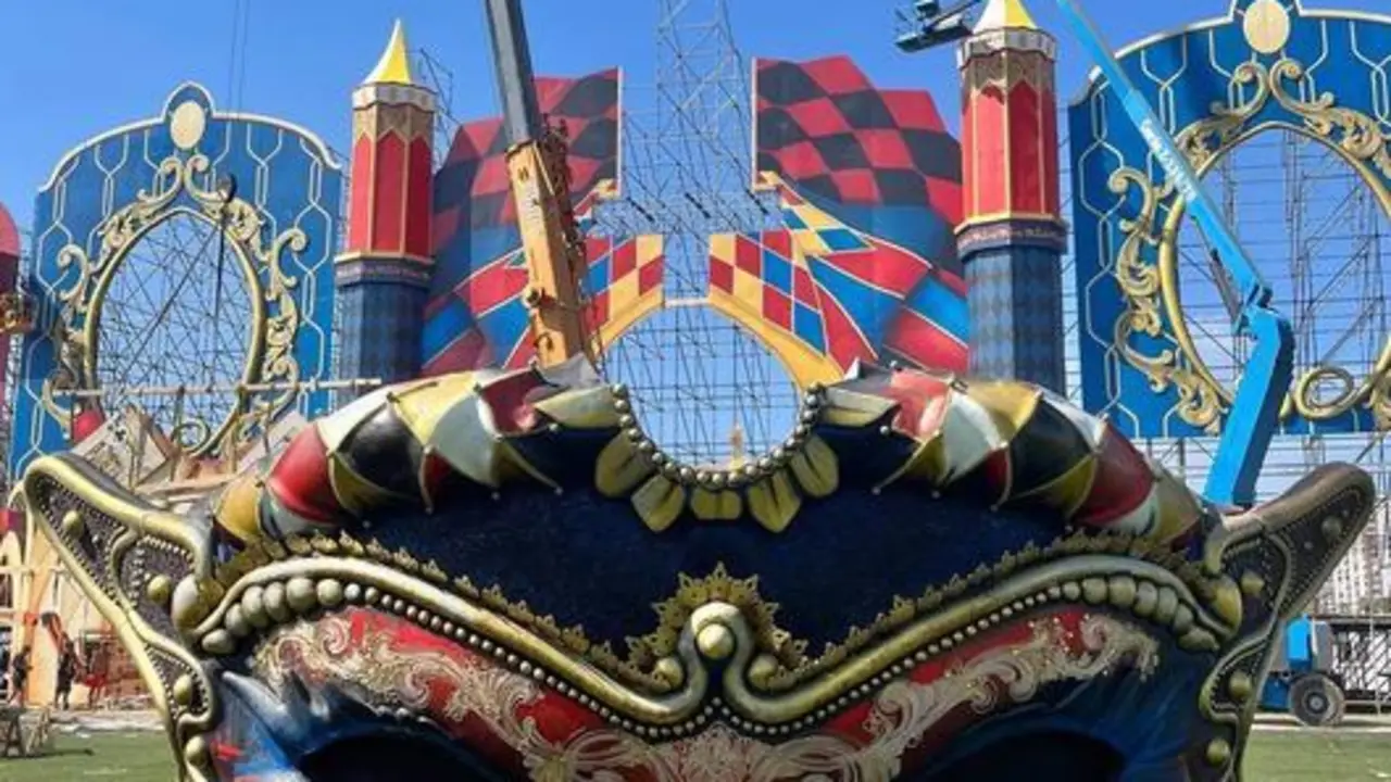 <p> Imagen de la cabecera del escenario principal del Medusa 2022 en imagen de archivo </p>