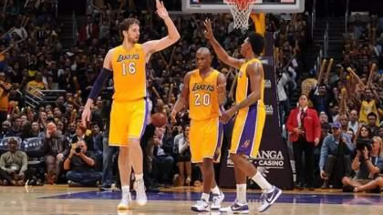 <p> Los Angeles Lakers Utah Jazz Pau Gasol - LOS ANGELES LAKERS - Archivo Europa Press </p>