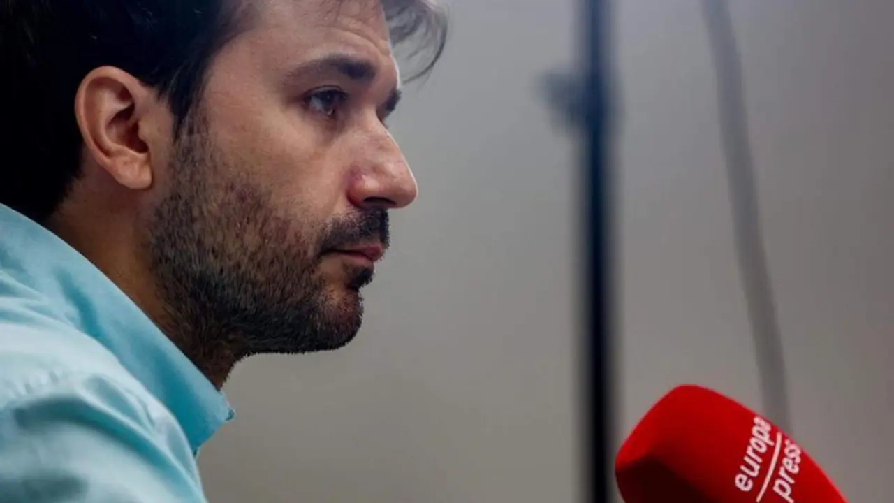 <p> Javier S&aacute;nchez Serna, coportavoz de Podemos y coordinador del partido en Murcia, en una entrevista con Europa Press - Ricardo Rubio - Europa Press </p>
