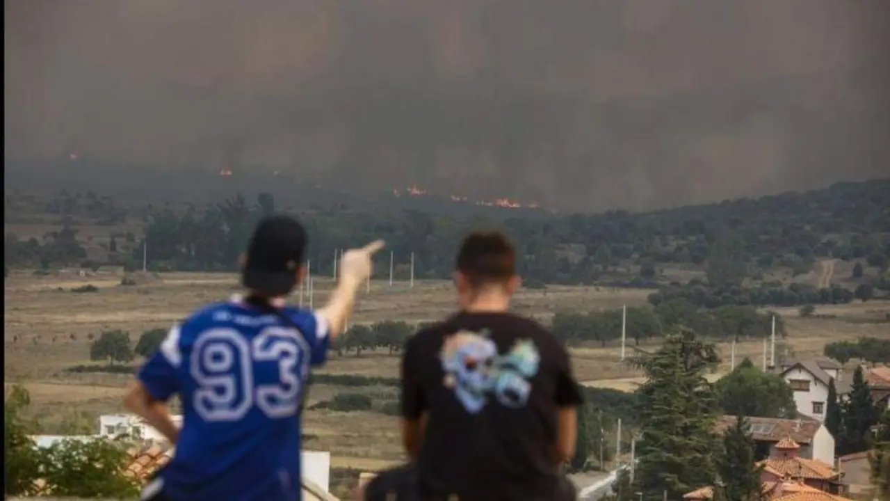 <p> Incendio de Bej&iacute;s </p>