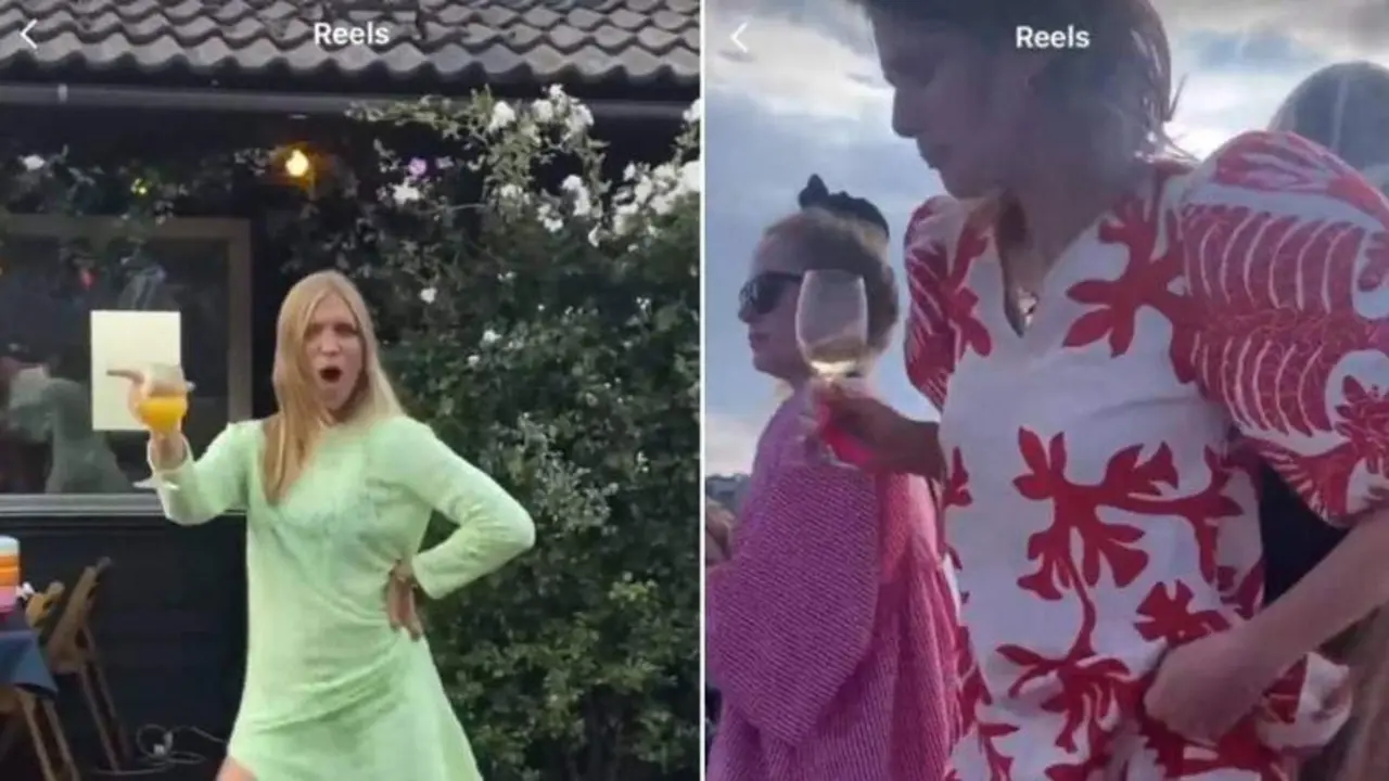 <p> Mujeres finlandesas bailando en apoyo a Sanna Marin </p>