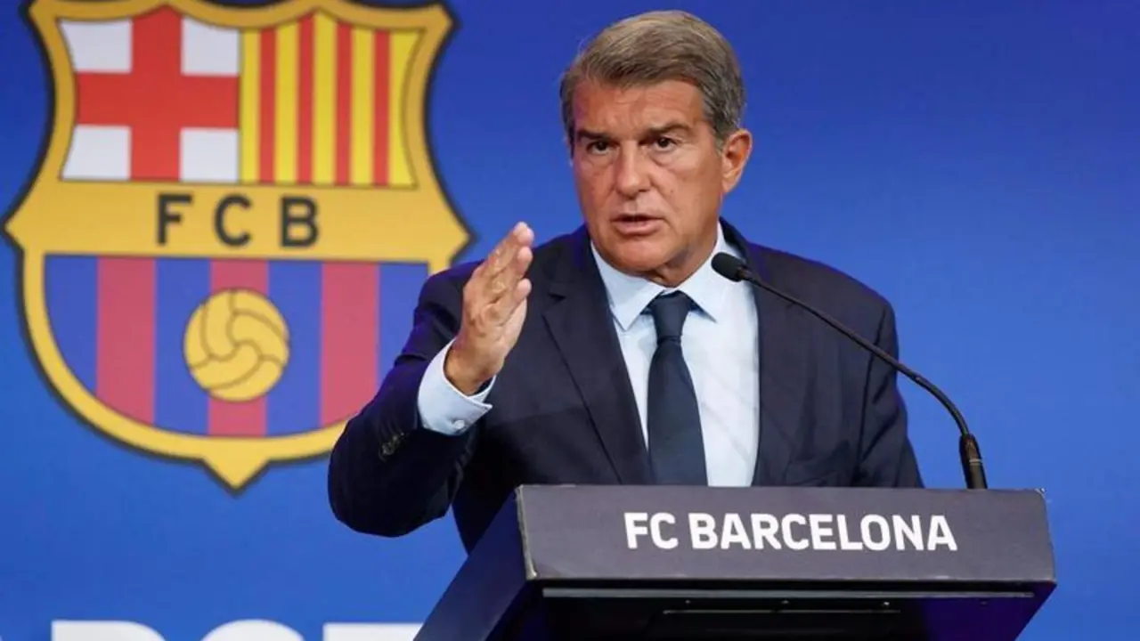 <p> Joan Laporta, presidente del FC Barcelona - EP </p>