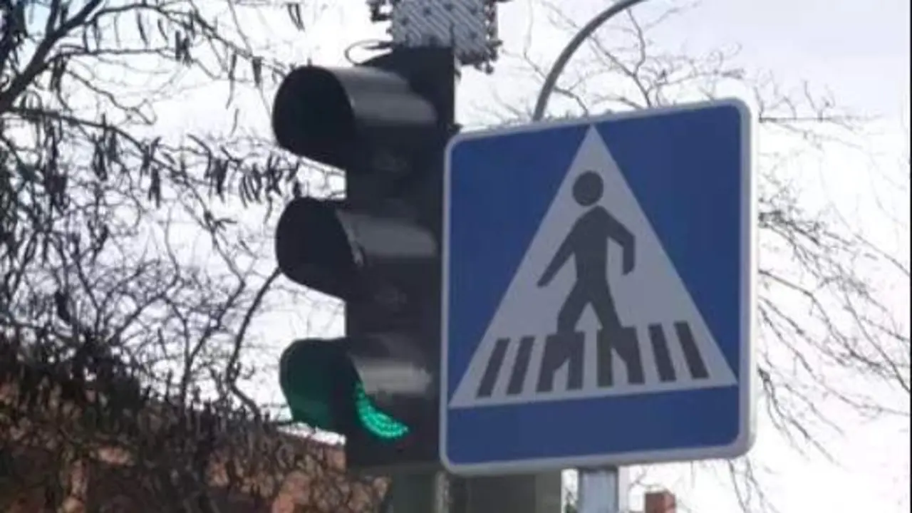 <p> Sem&aacute;foro de peatones - EP </p>