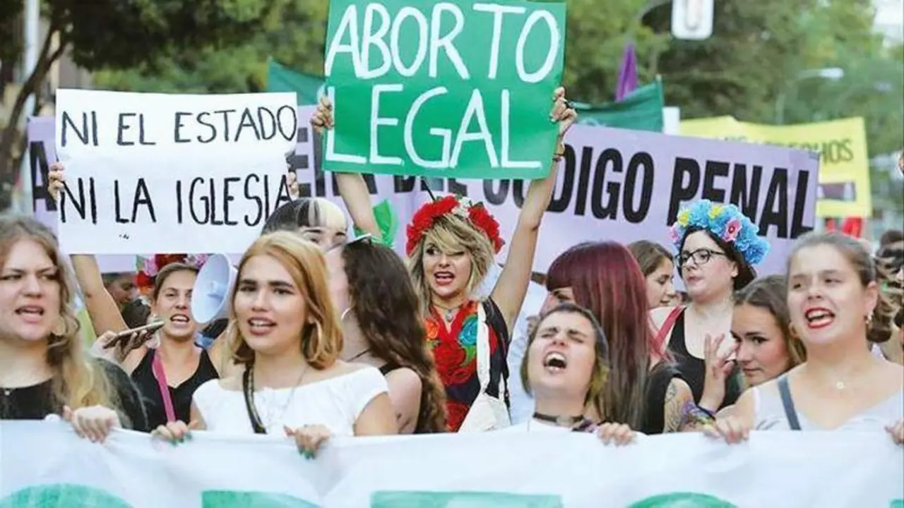 <p> Manifestaci&oacute;n por el aborto </p>