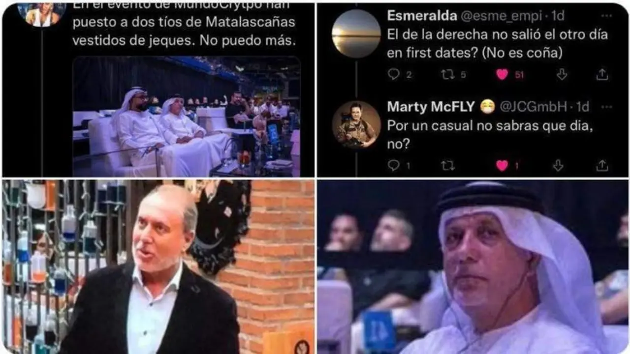 <p> El jeque que ha pasado de estar en First Dates a el congreso de las cryptomonedas </p>