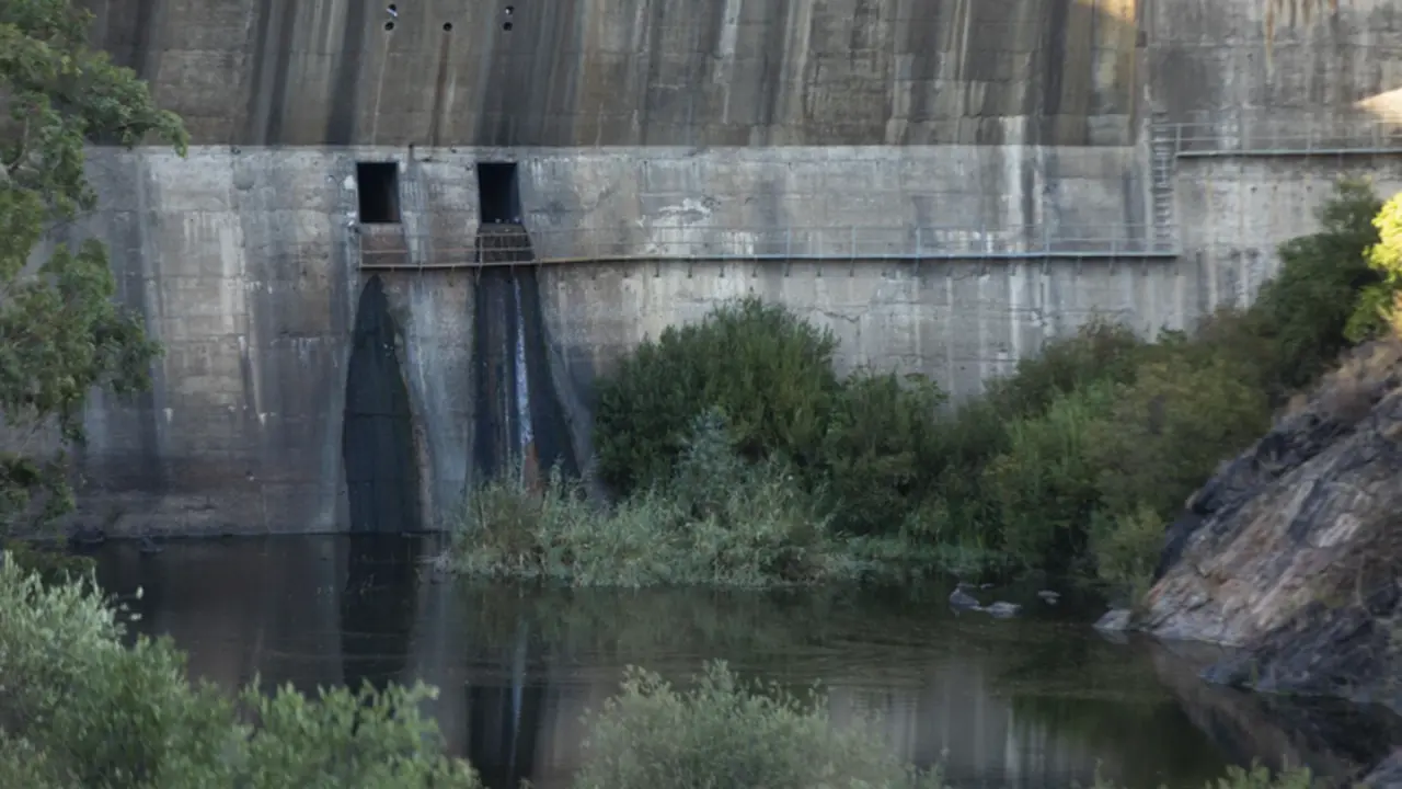 <p> Embalse de Gergal perteneciente cuenca hidrogr&aacute;fica del Guadalquivir , a 8 de agosto de 2022 en Guillena, Sevilla (Andaluc&iacute;a, Espa&ntilde;a). - Mar&iacute;a Jos&eacute; L&oacute;pez - Europa Press </p>