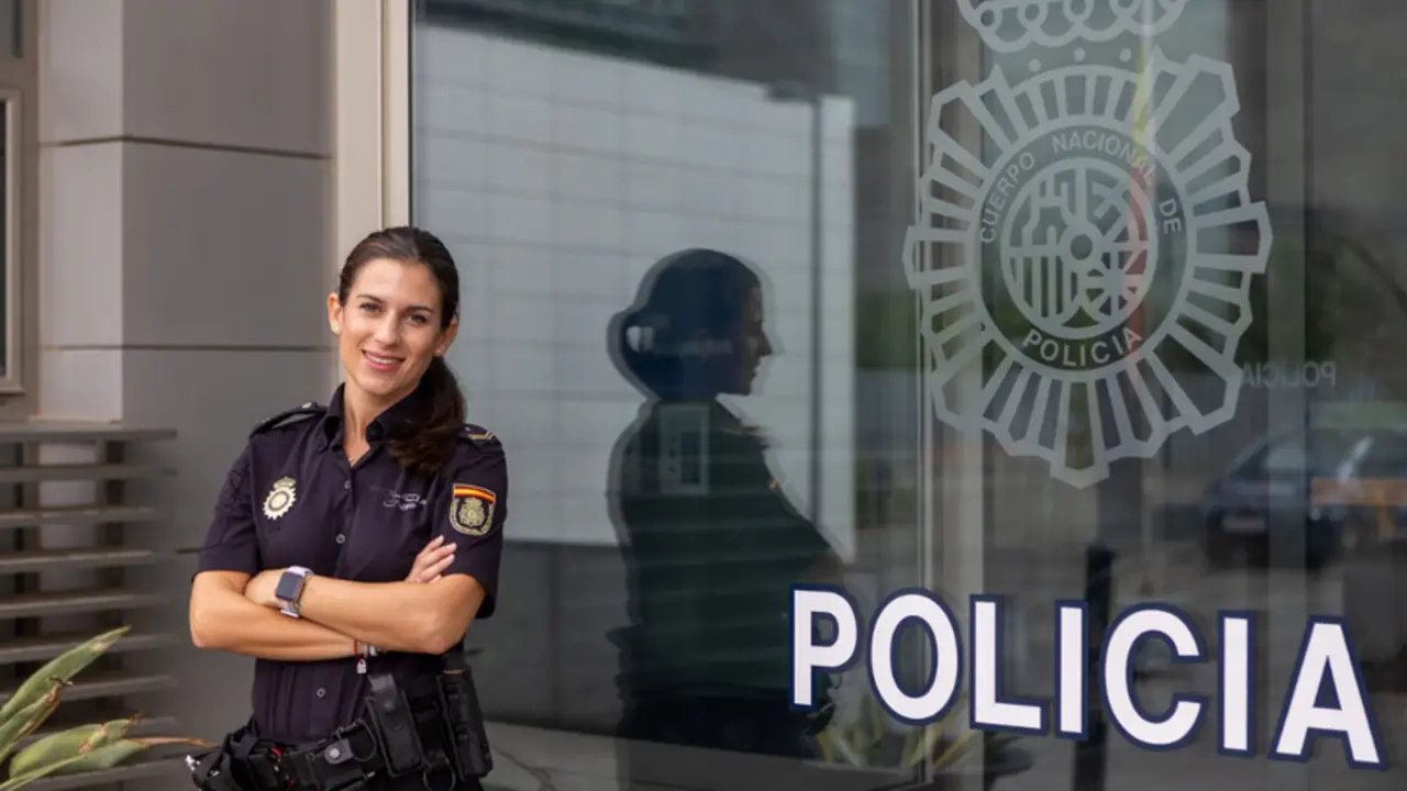 <p> La agente Silvia Garrido </p>