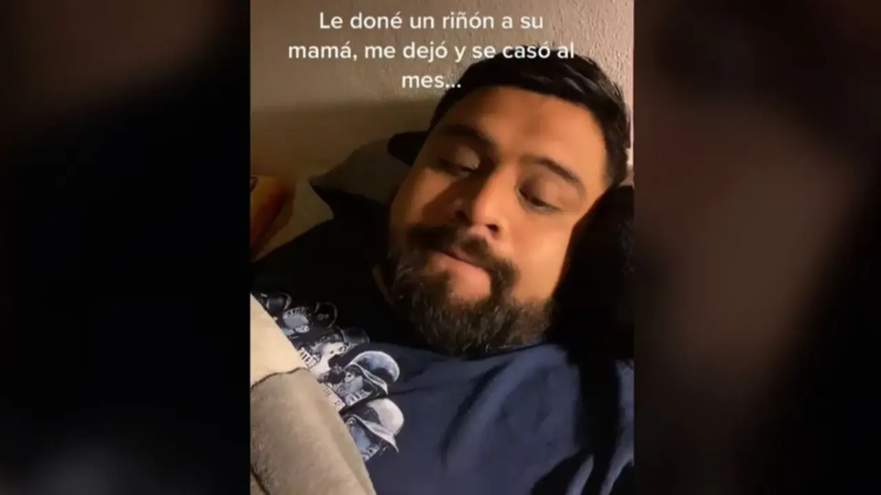 <p> Una captura del v&iacute;deo de Uziel Mart&iacute;nez en TikTok </p>