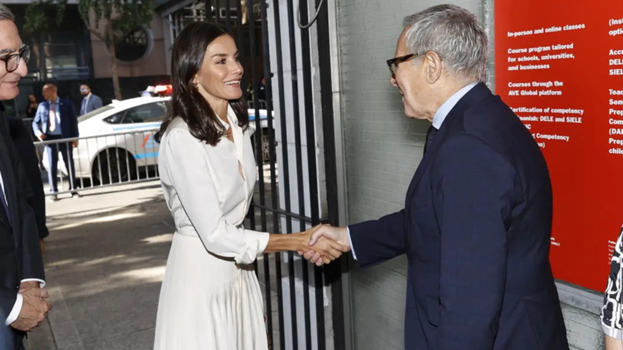 <p> La reina Letizia preside un encuentro de la AECC con cient&iacute;ficos espa&ntilde;oles en EEUU - CASA REAL </p>