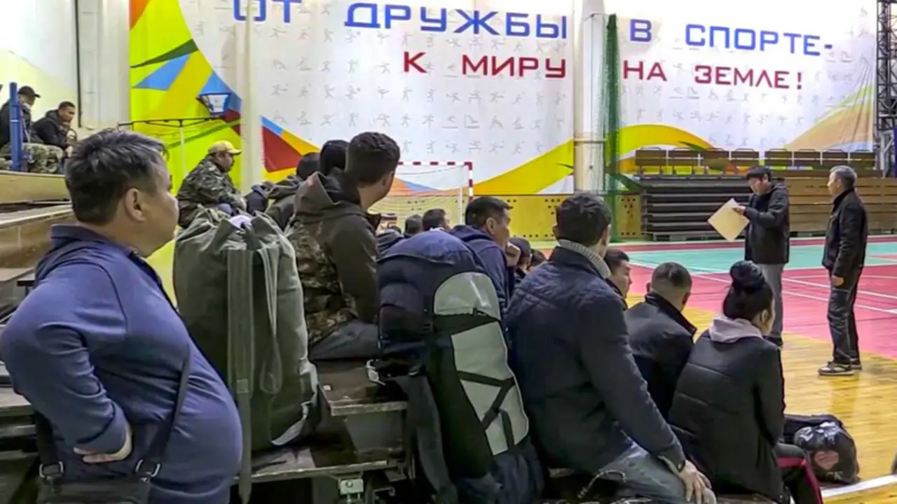 <p> Reclutados rusos </p>