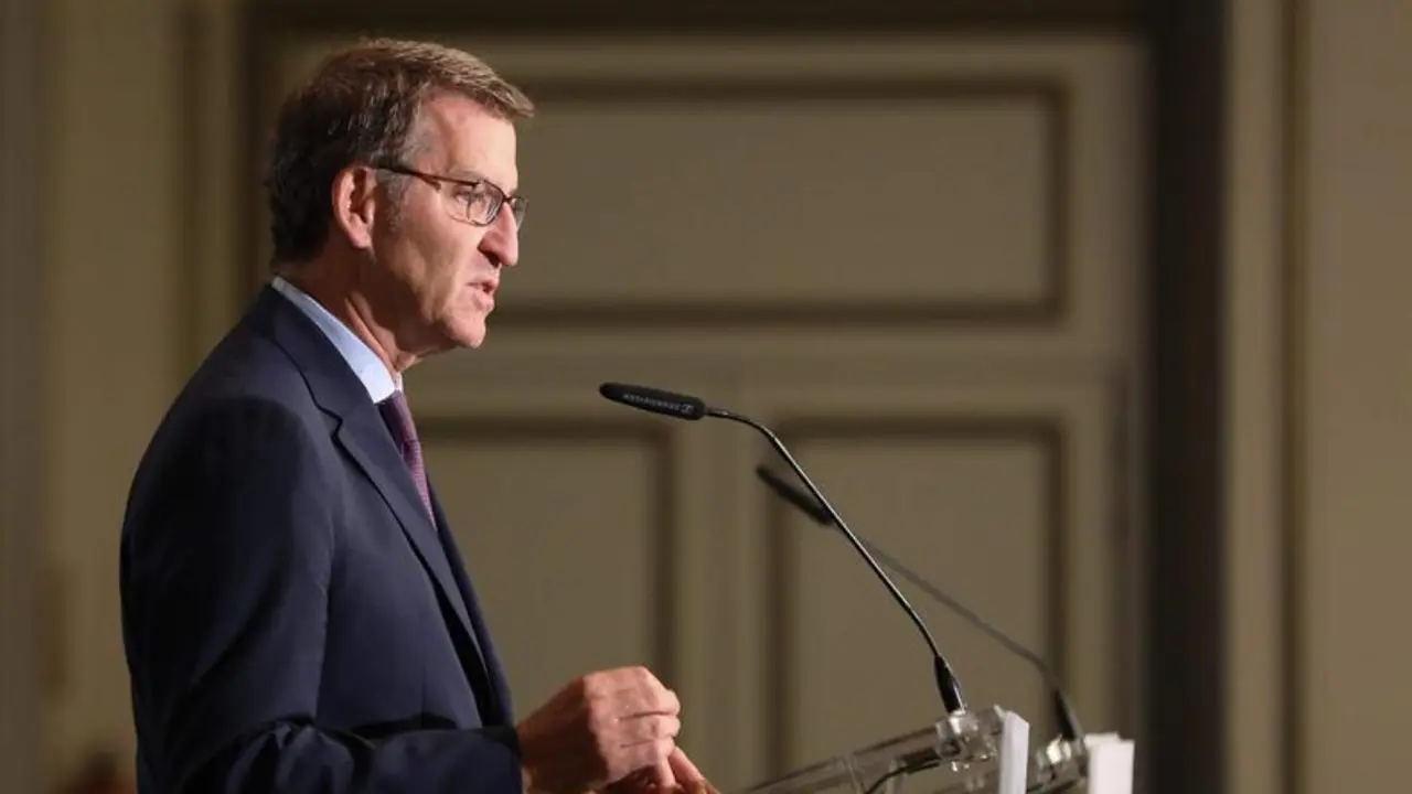 <p> El presidente del Partido Popular, Alberto N&uacute;&ntilde;ez Feij&oacute;o </p>